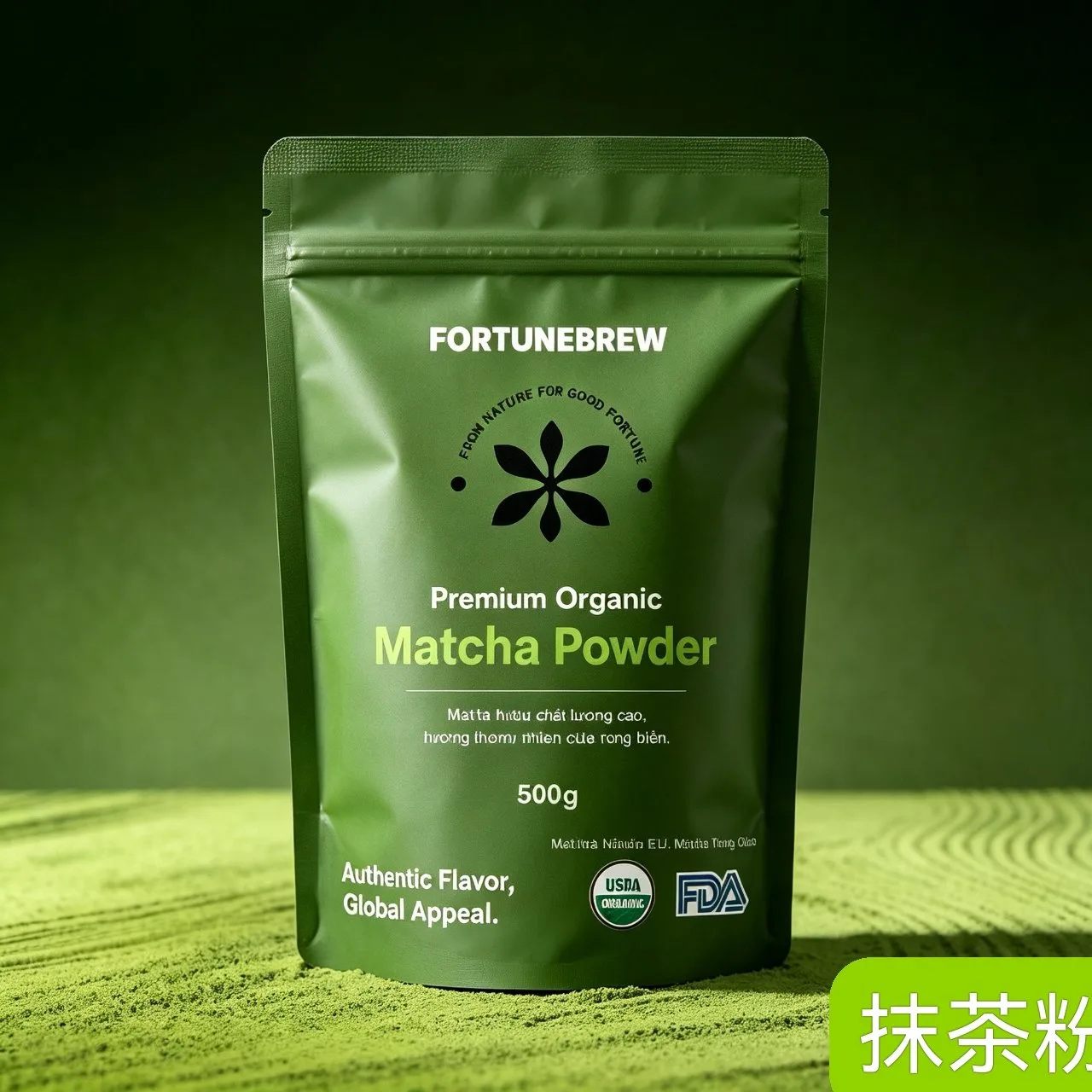 Southeast Asia organic light-green pouch · 500 g